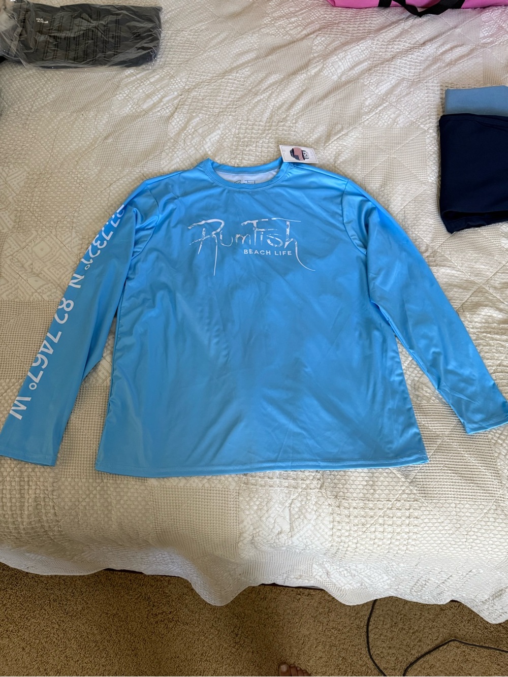 Men’s Long Sleeve Performance Shirt - Sky Blue